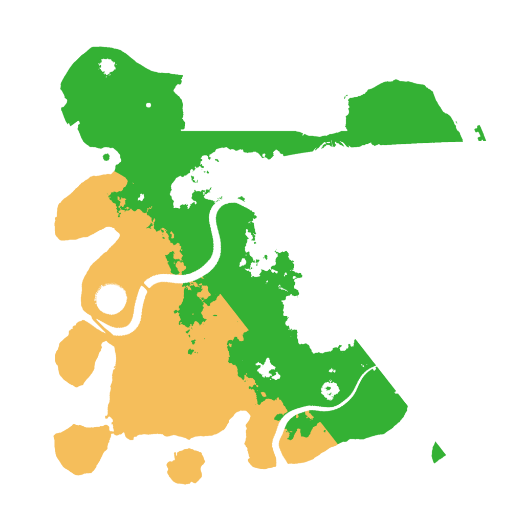 Biome Rust Map: Procedural Map, Size: 3000, Seed: 27918