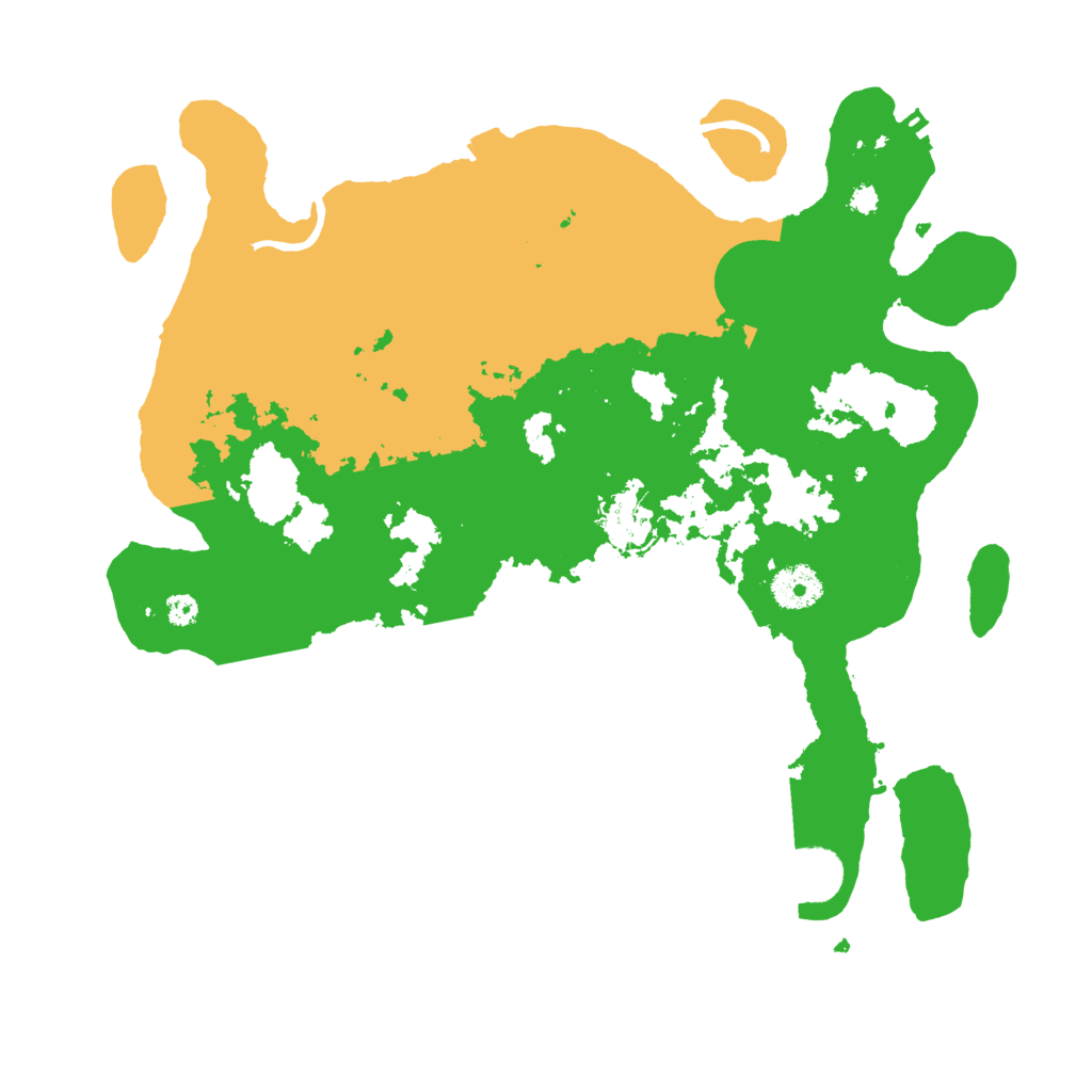 Biome Rust Map: Procedural Map, Size: 3500, Seed: 25232504