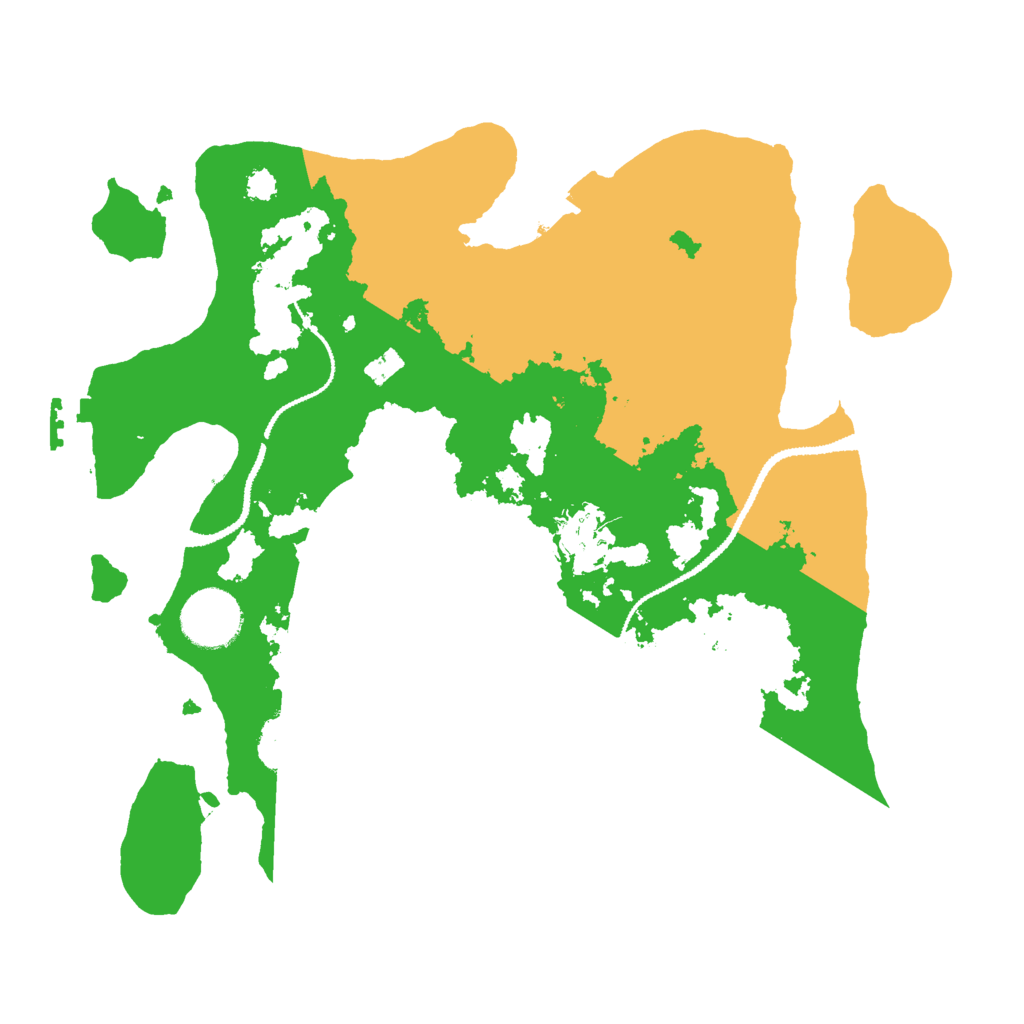Biome Rust Map: Procedural Map, Size: 3000, Seed: 991564953
