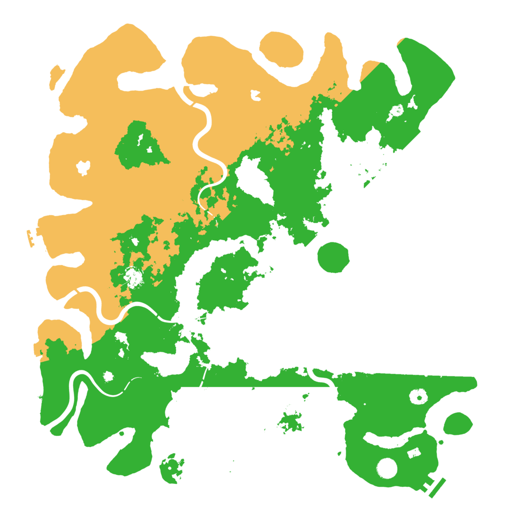 Biome Rust Map: Procedural Map, Size: 4500, Seed: 339867
