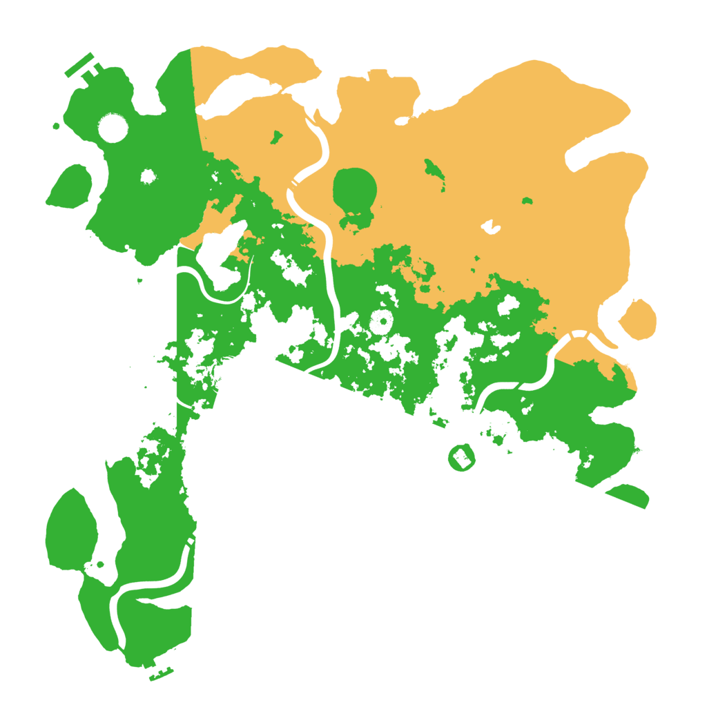 Biome Rust Map: Procedural Map, Size: 4250, Seed: 82864965
