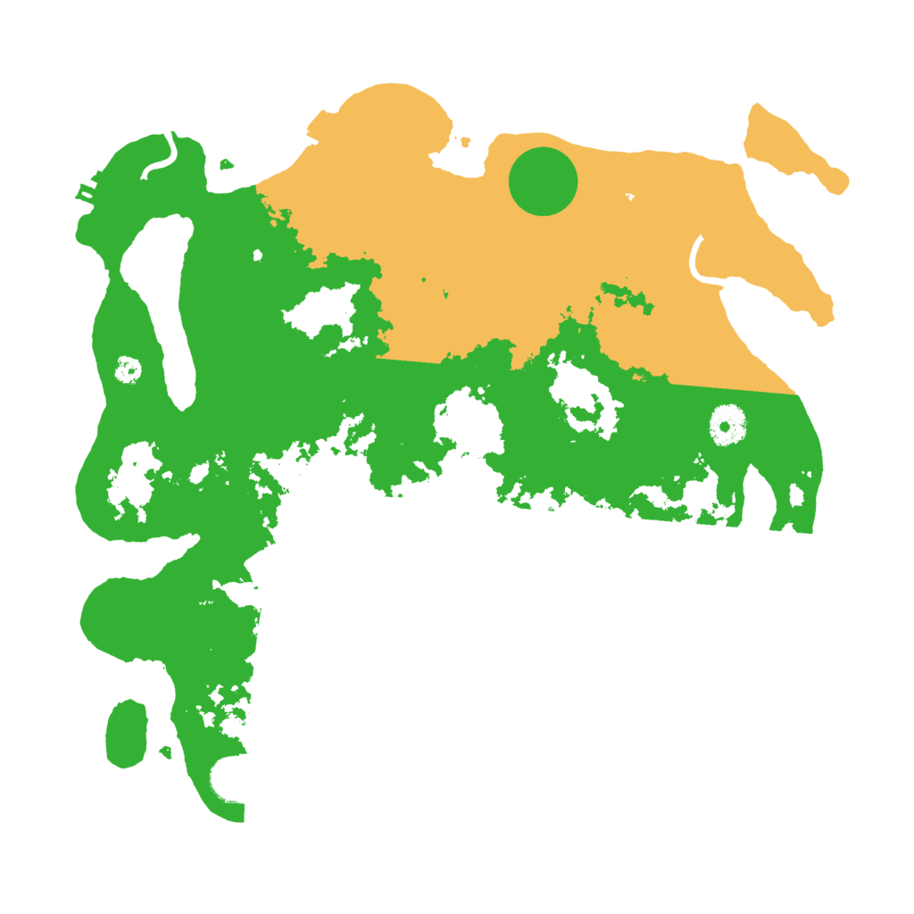 Biome Rust Map: Procedural Map, Size: 3500, Seed: 336780612