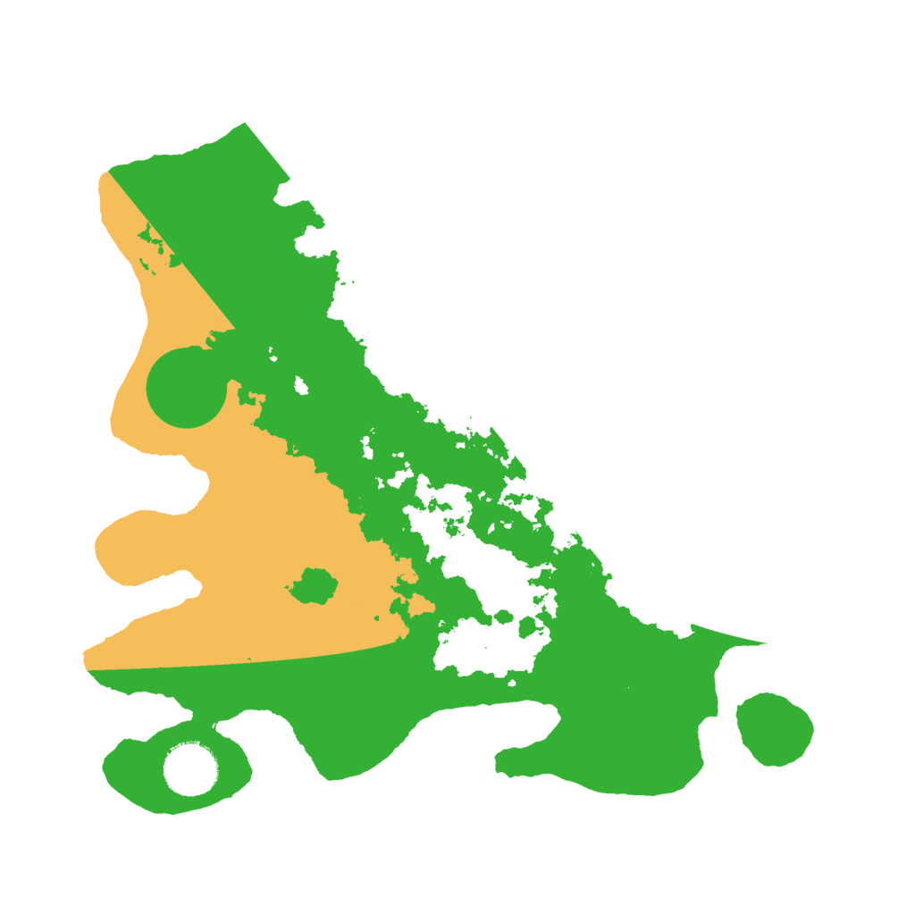 Biome Rust Map: Barren, Size: 3000, Seed: 1981258285