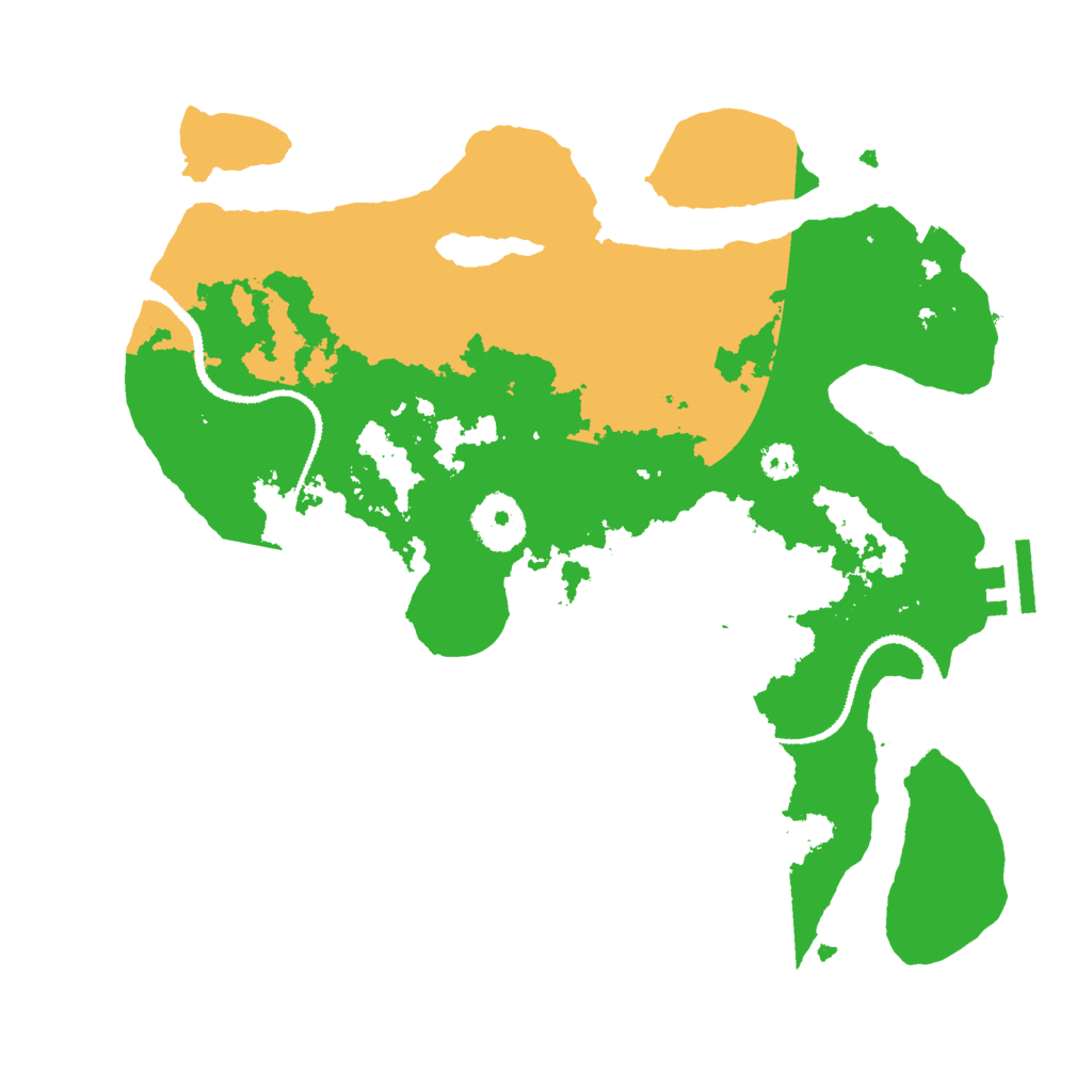 Biome Rust Map: Procedural Map, Size: 3000, Seed: 1062505647