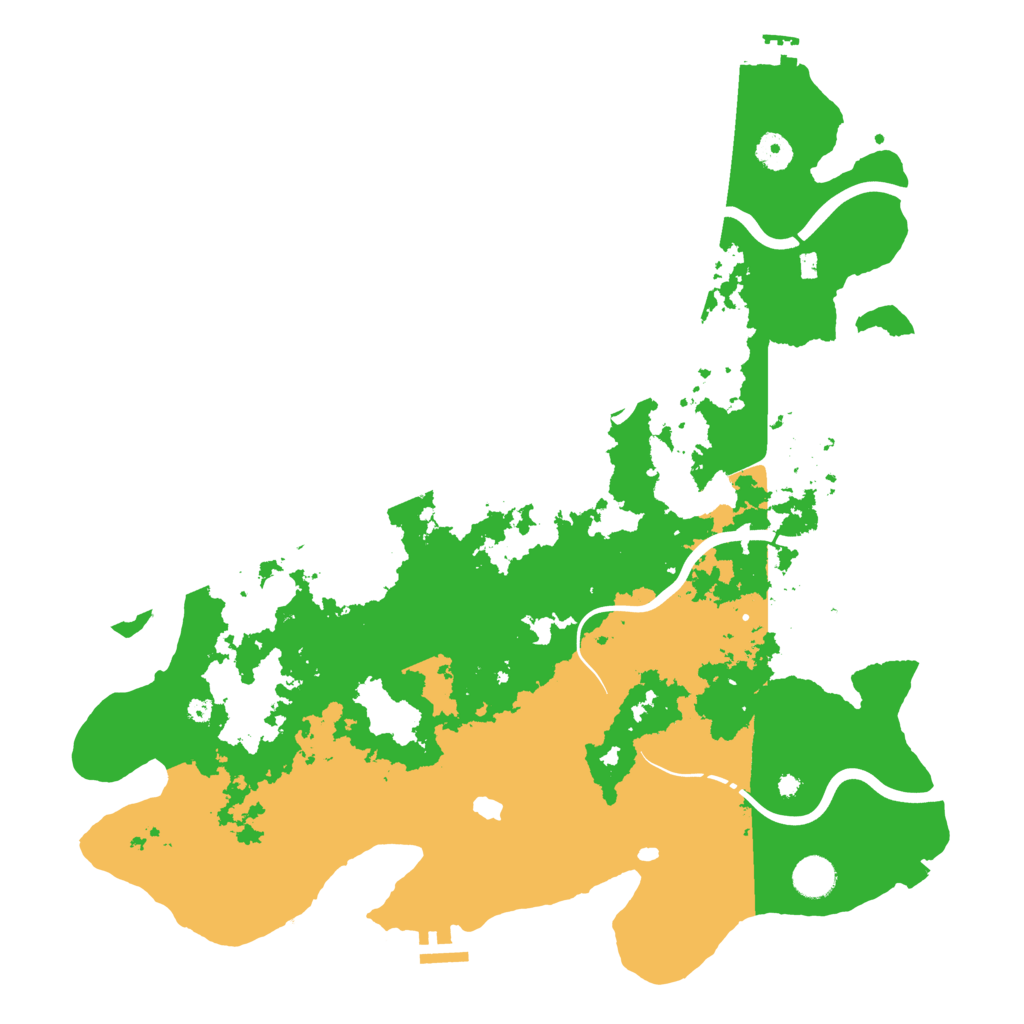 Biome Rust Map: Procedural Map, Size: 4250, Seed: 267668948