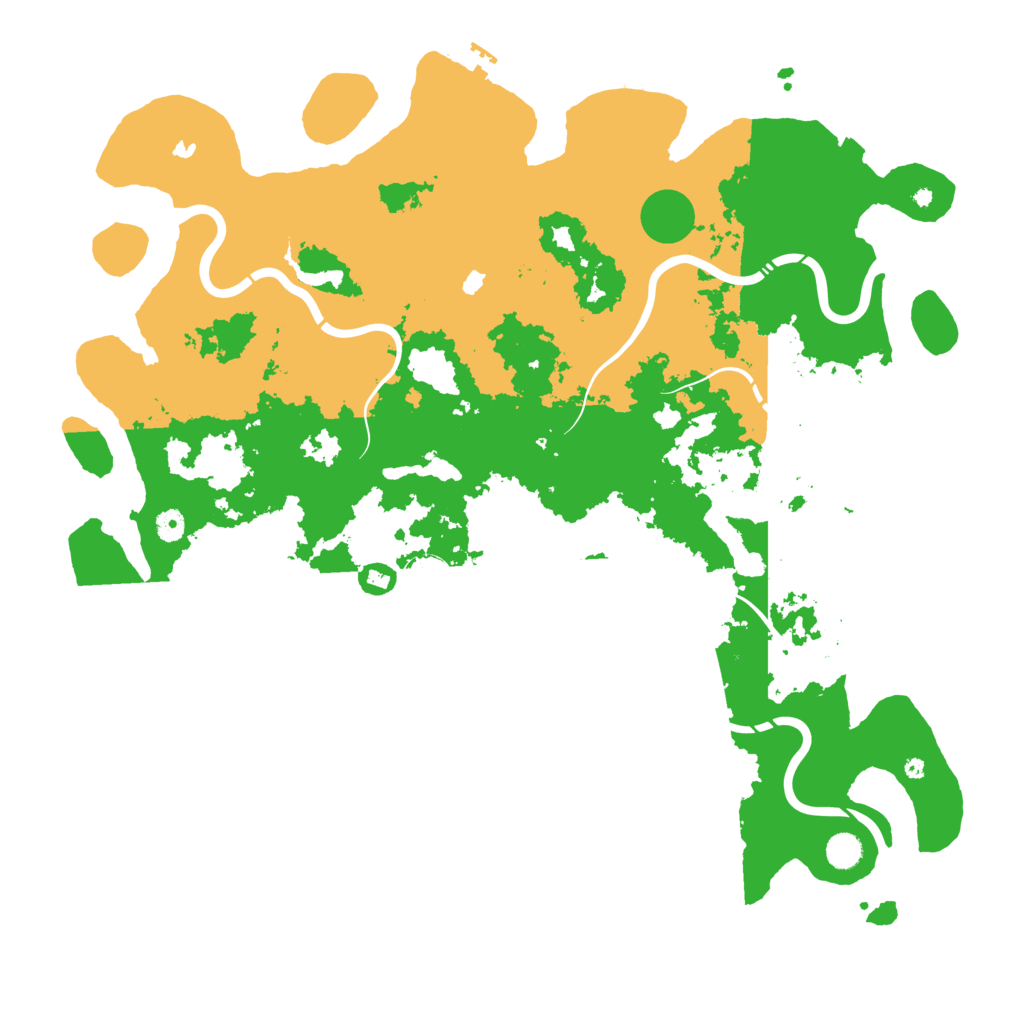 Biome Rust Map: Procedural Map, Size: 5000, Seed: 495742281
