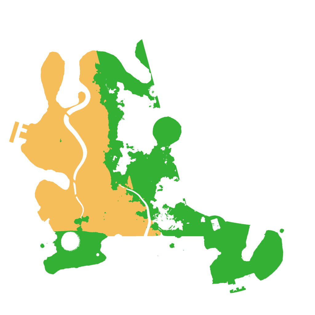 Biome Rust Map: Procedural Map, Size: 3000, Seed: 15064970