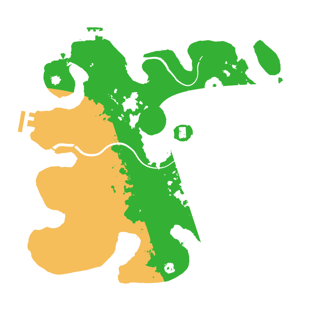 Biome Rust Map: Procedural Map, Size: 3000, Seed: 9973