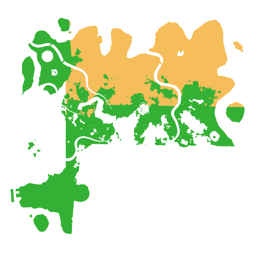Biome Rust Map: Procedural Map, Size: 4050, Seed: 1400377673