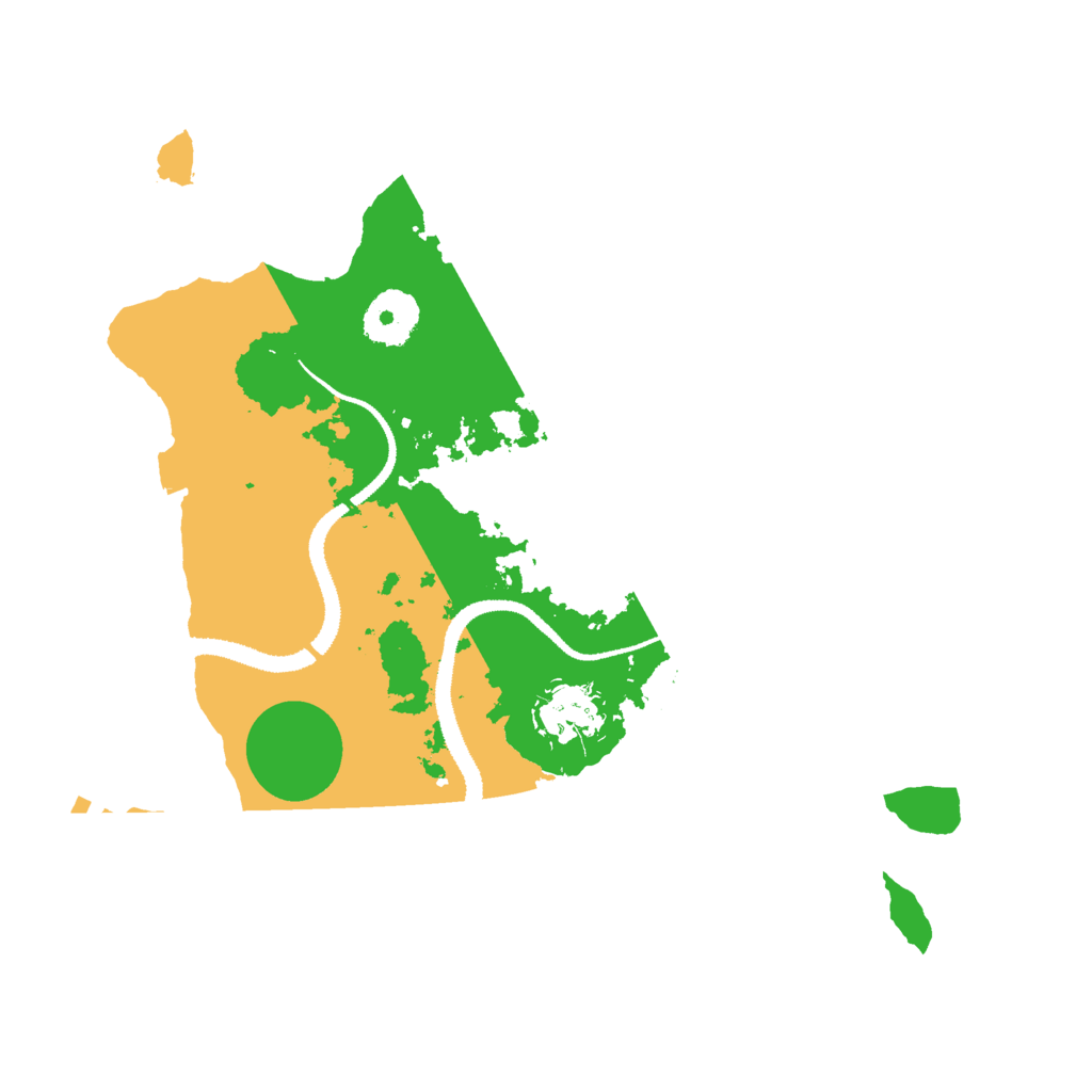 Biome Rust Map: Procedural Map, Size: 3000, Seed: 21260