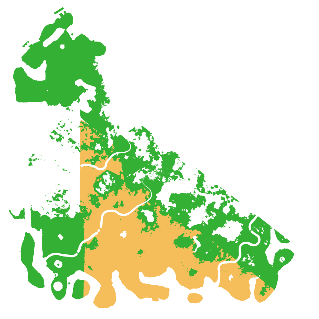Biome Rust Map: Procedural Map, Size: 6000, Seed: 2394872