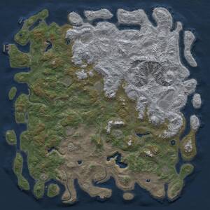 Thumbnail Rust Map: Procedural Map, Size: 6000, Seed: 2394872, 16 Monuments