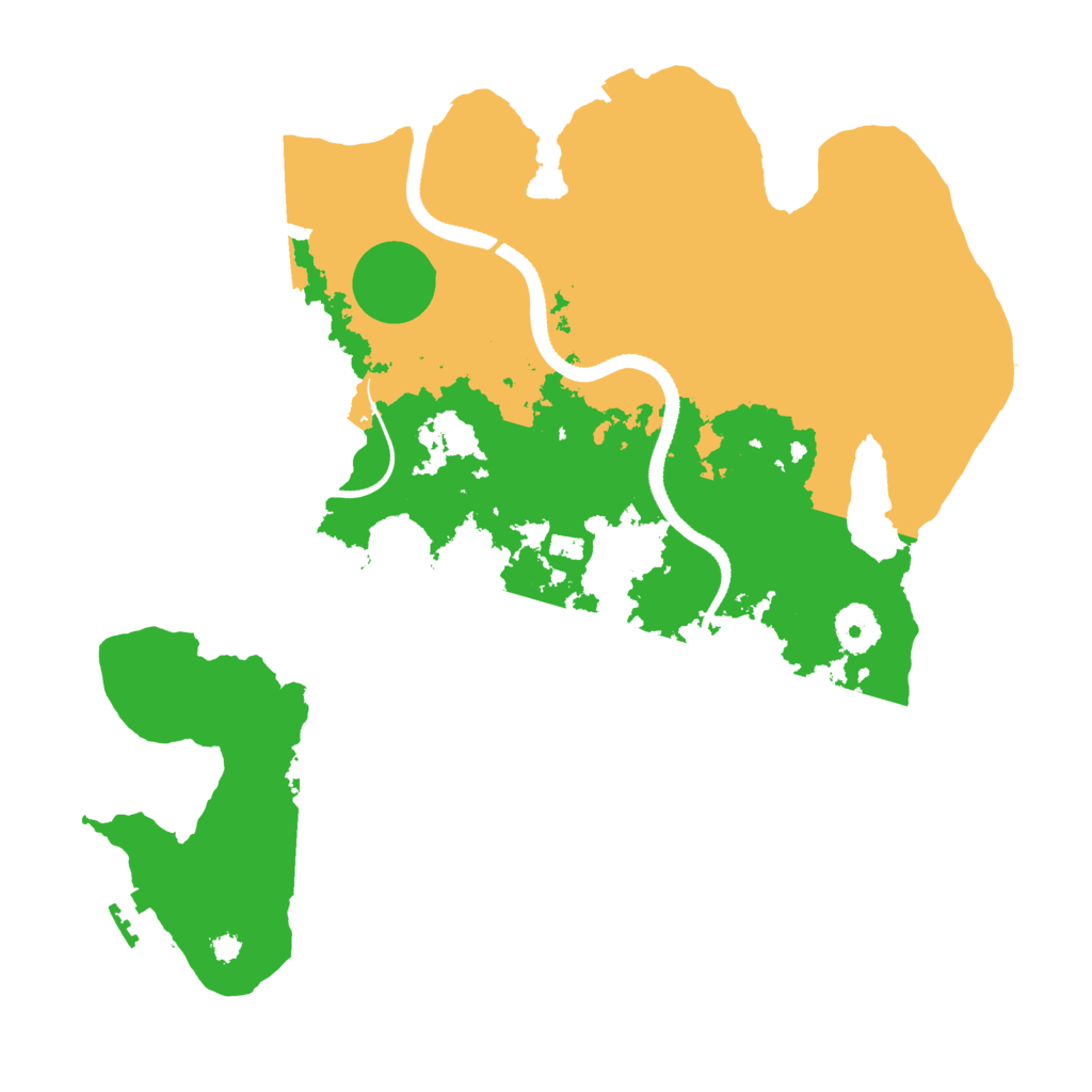 Biome Rust Map: Procedural Map, Size: 3500, Seed: 2059712752