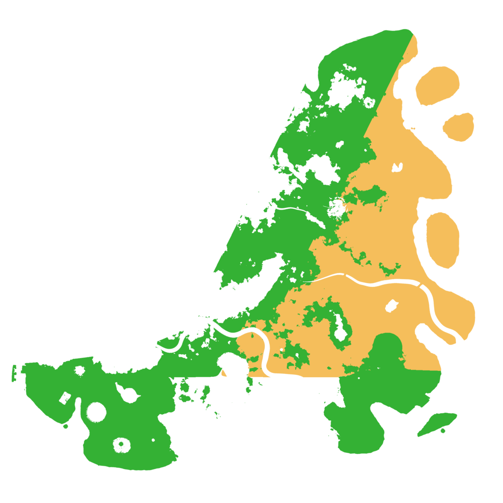 Biome Rust Map: Procedural Map, Size: 4500, Seed: 1096