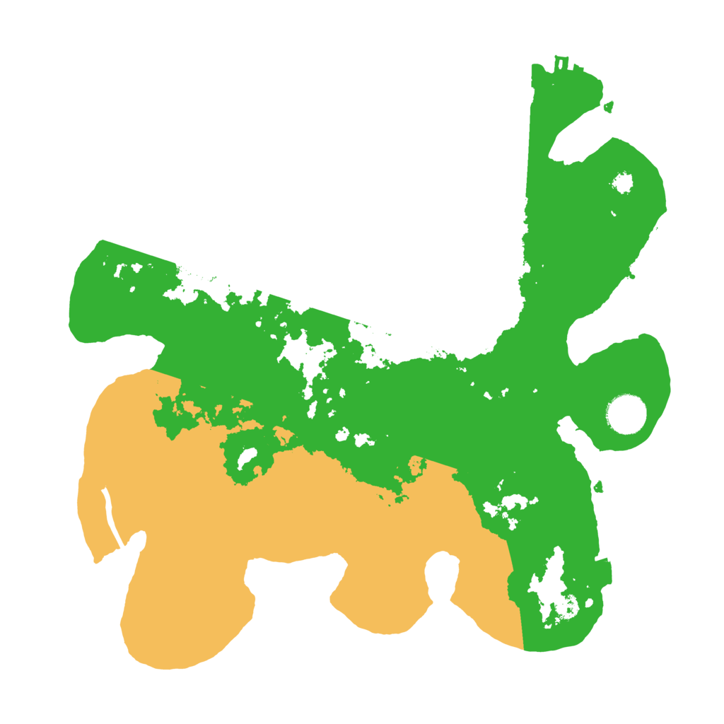 Biome Rust Map: Procedural Map, Size: 3200, Seed: 199626