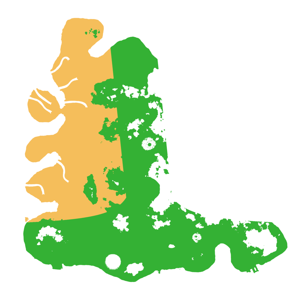 Biome Rust Map: Procedural Map, Size: 3500, Seed: 1973158321