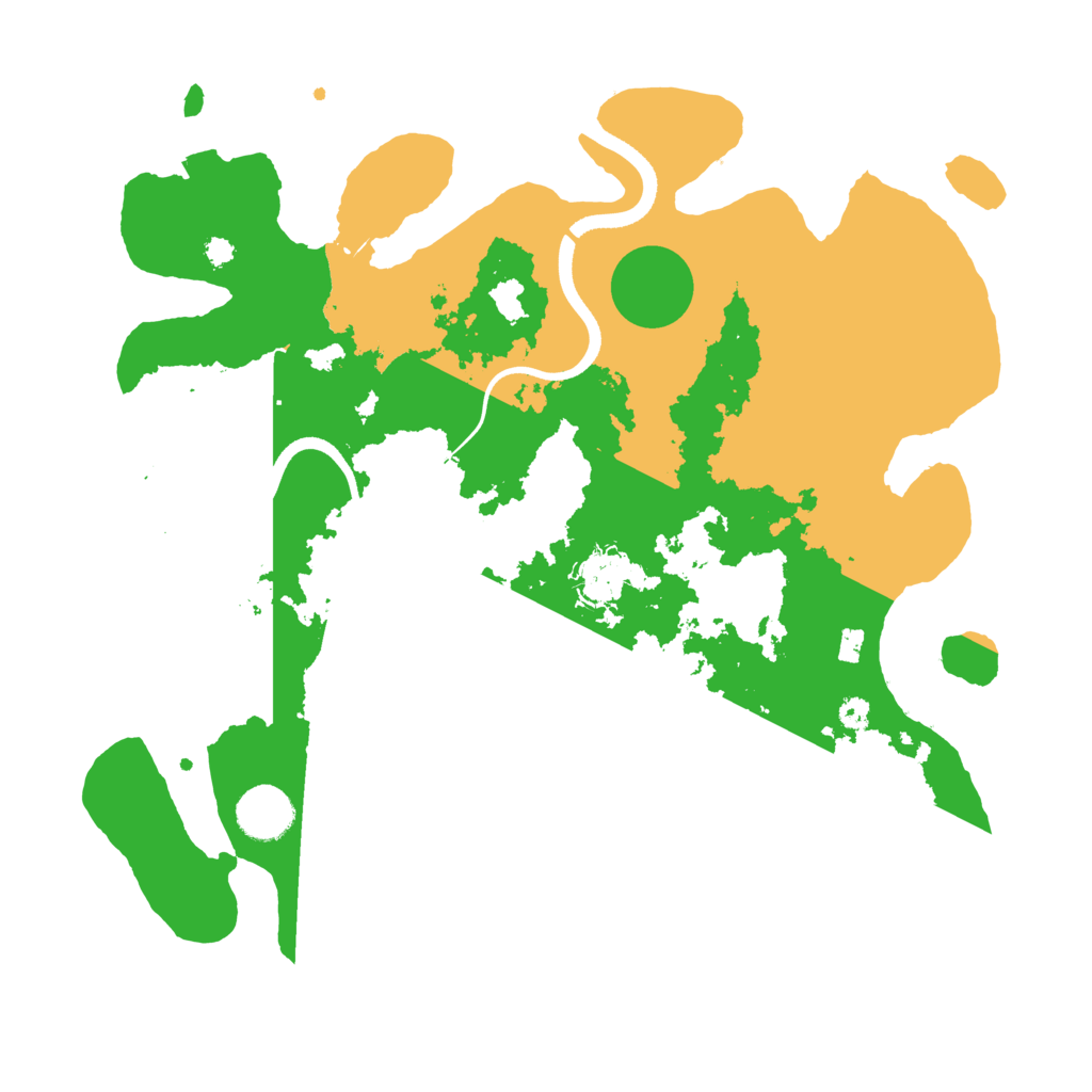 Biome Rust Map: Procedural Map, Size: 3500, Seed: 2109175076