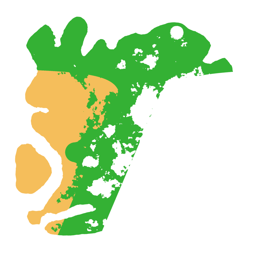 Biome Rust Map: Barren, Size: 3500, Seed: 501238751