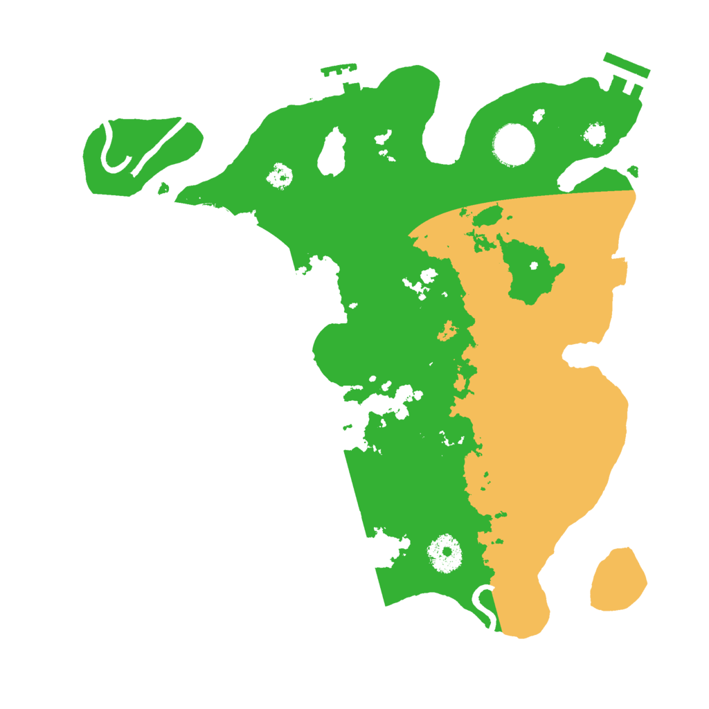 Biome Rust Map: Procedural Map, Size: 3000, Seed: 479378503