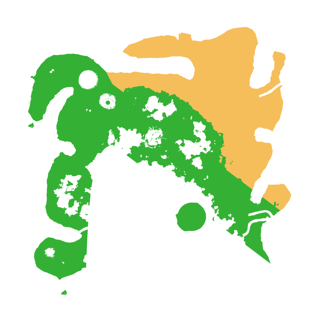 Biome Rust Map: Procedural Map, Size: 3000, Seed: 530988917