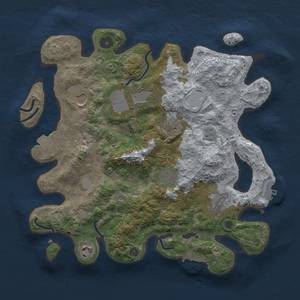 Thumbnail Rust Map: Procedural Map, Size: 3500, Seed: 822883782, 15 Monuments