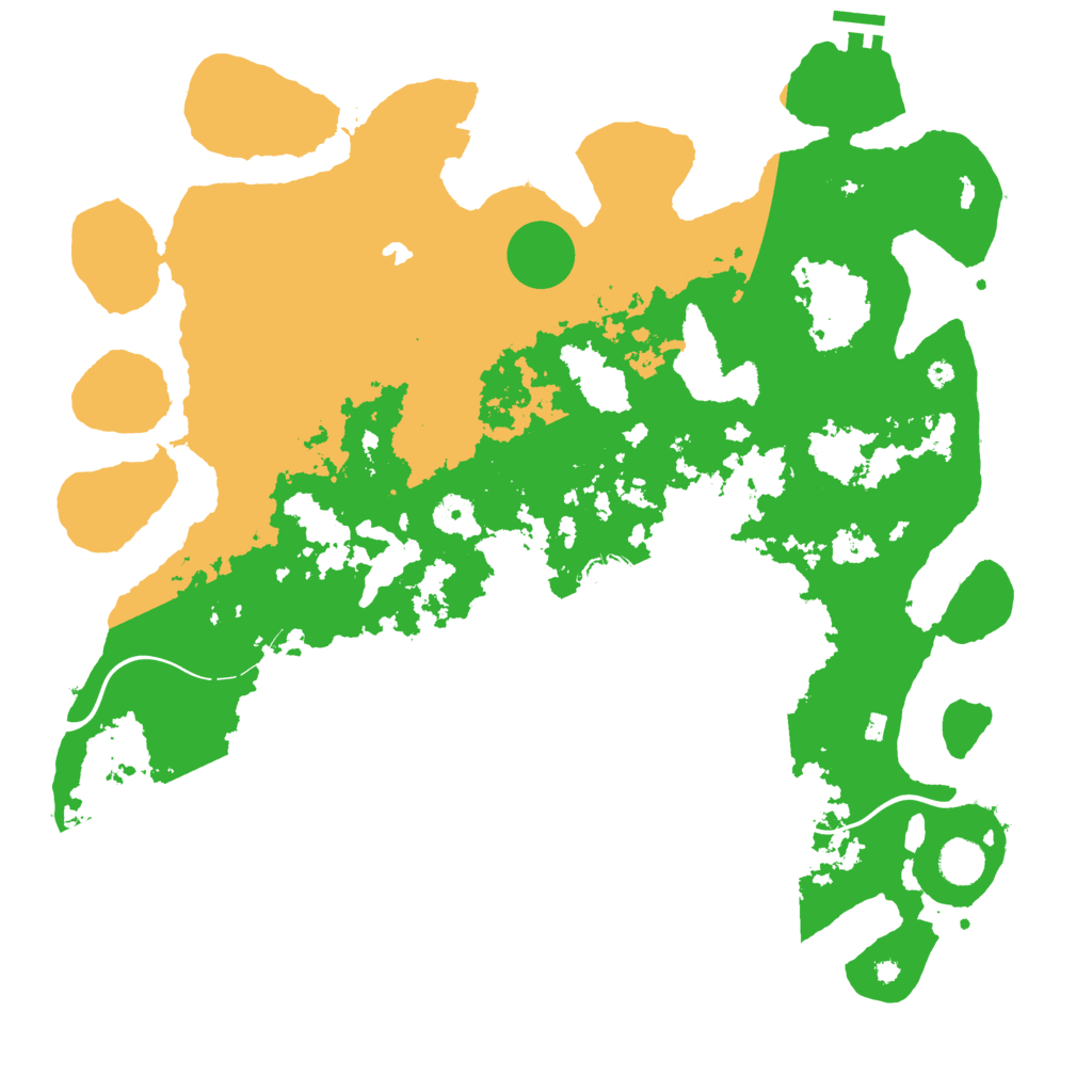 Biome Rust Map: Procedural Map, Size: 4250, Seed: 615039258