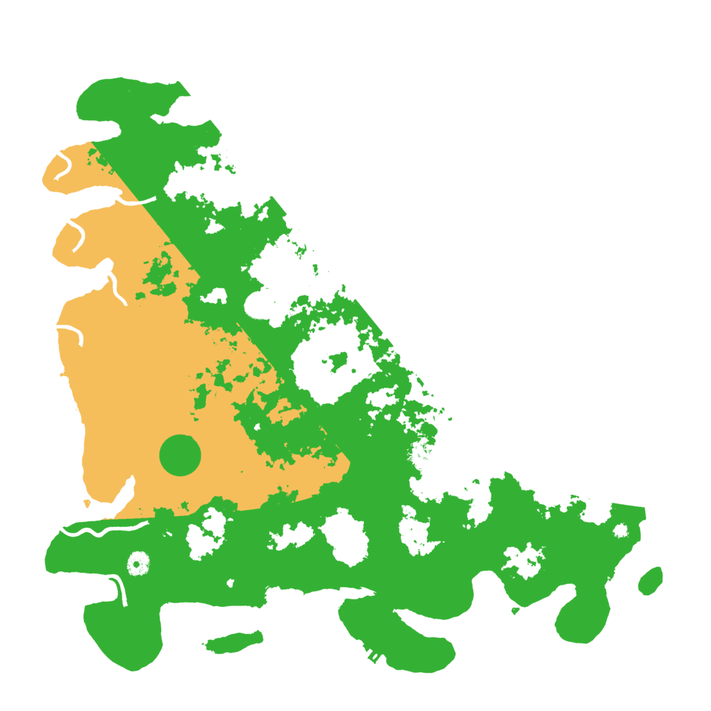 Biome Rust Map: Procedural Map, Size: 4500, Seed: 529443004