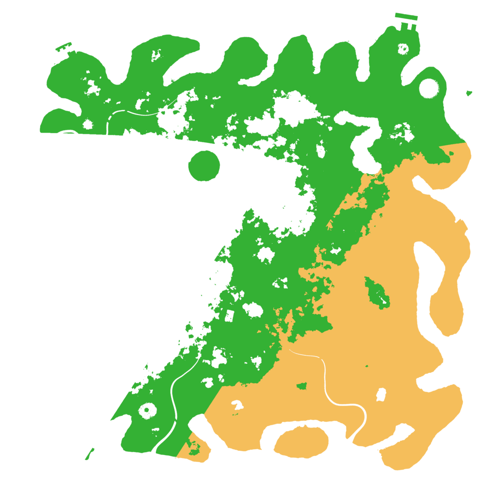 Biome Rust Map: Procedural Map, Size: 4500, Seed: 1112059052