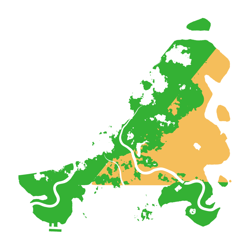 Biome Rust Map: Procedural Map, Size: 4000, Seed: 1200287542