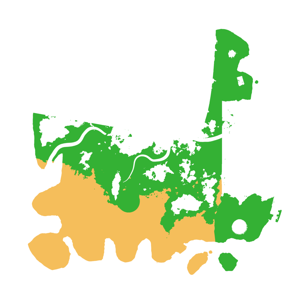 Biome Rust Map: Procedural Map, Size: 3500, Seed: 1357007089