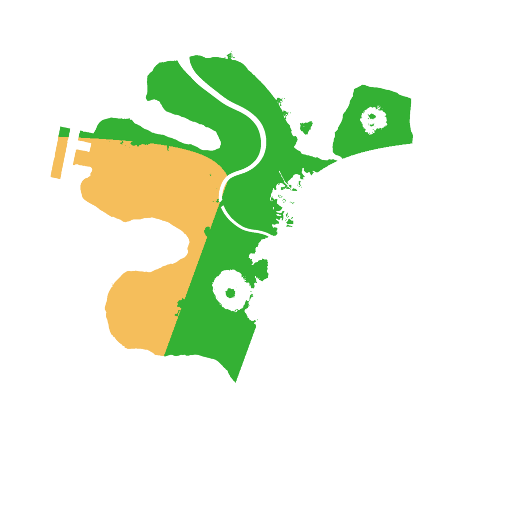 Biome Rust Map: Procedural Map, Size: 2000, Seed: 2022333044