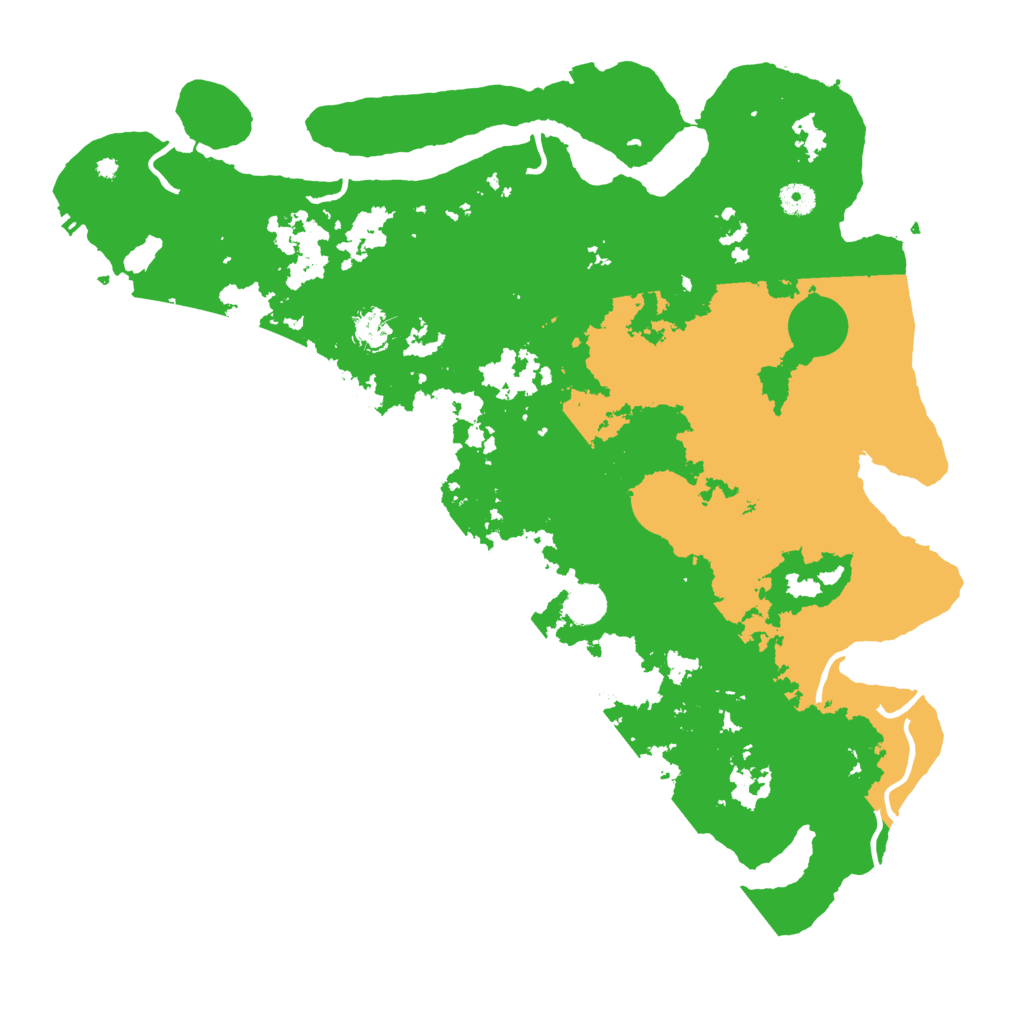 Biome Rust Map: Procedural Map, Size: 4500, Seed: 210383