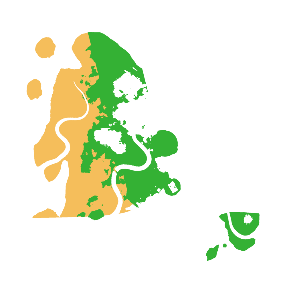 Biome Rust Map: Procedural Map, Size: 3000, Seed: 331705785