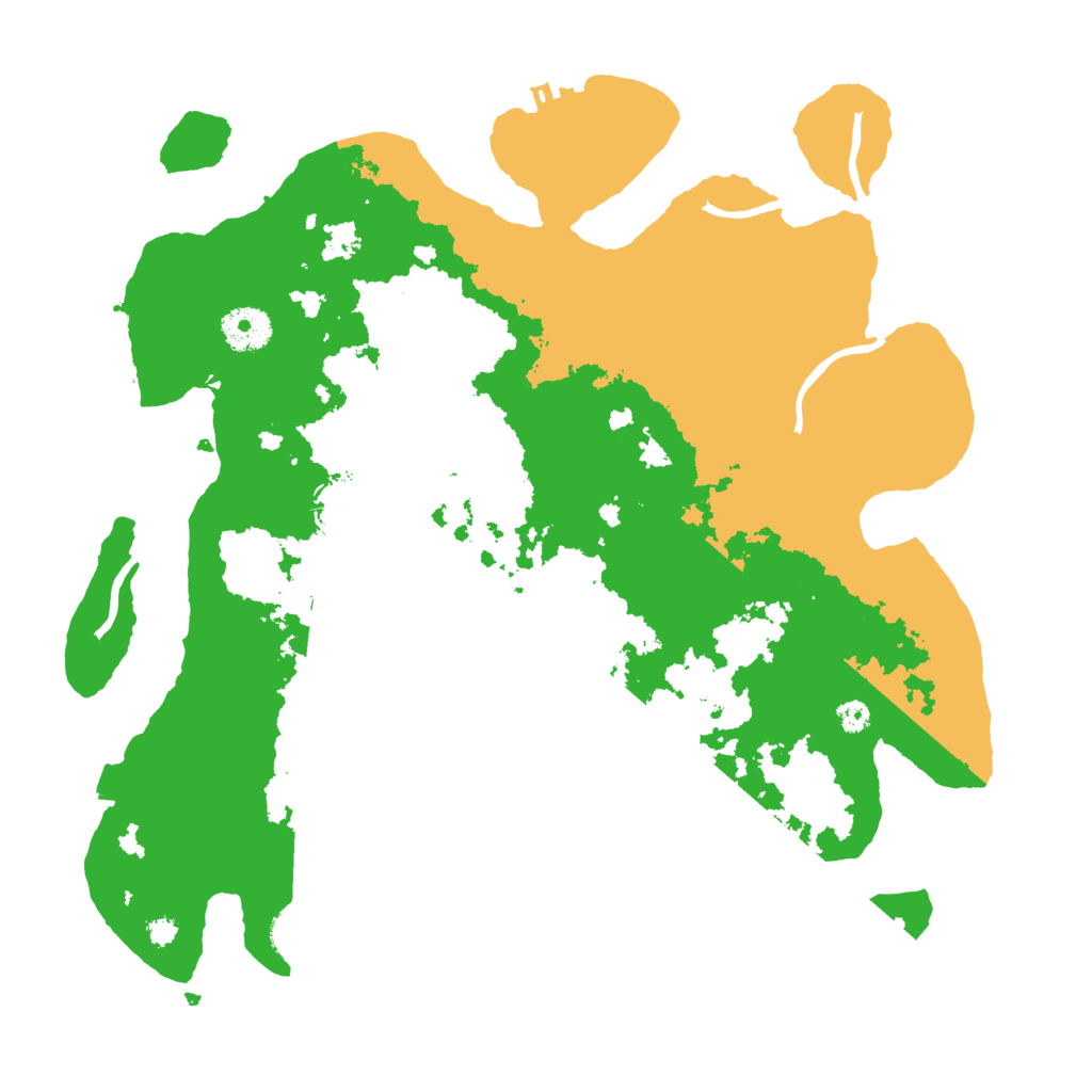 Biome Rust Map: Procedural Map, Size: 3500, Seed: 404632351