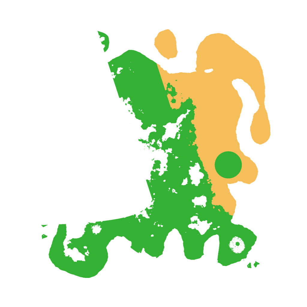 Biome Rust Map: Procedural Map, Size: 3000, Seed: 89386