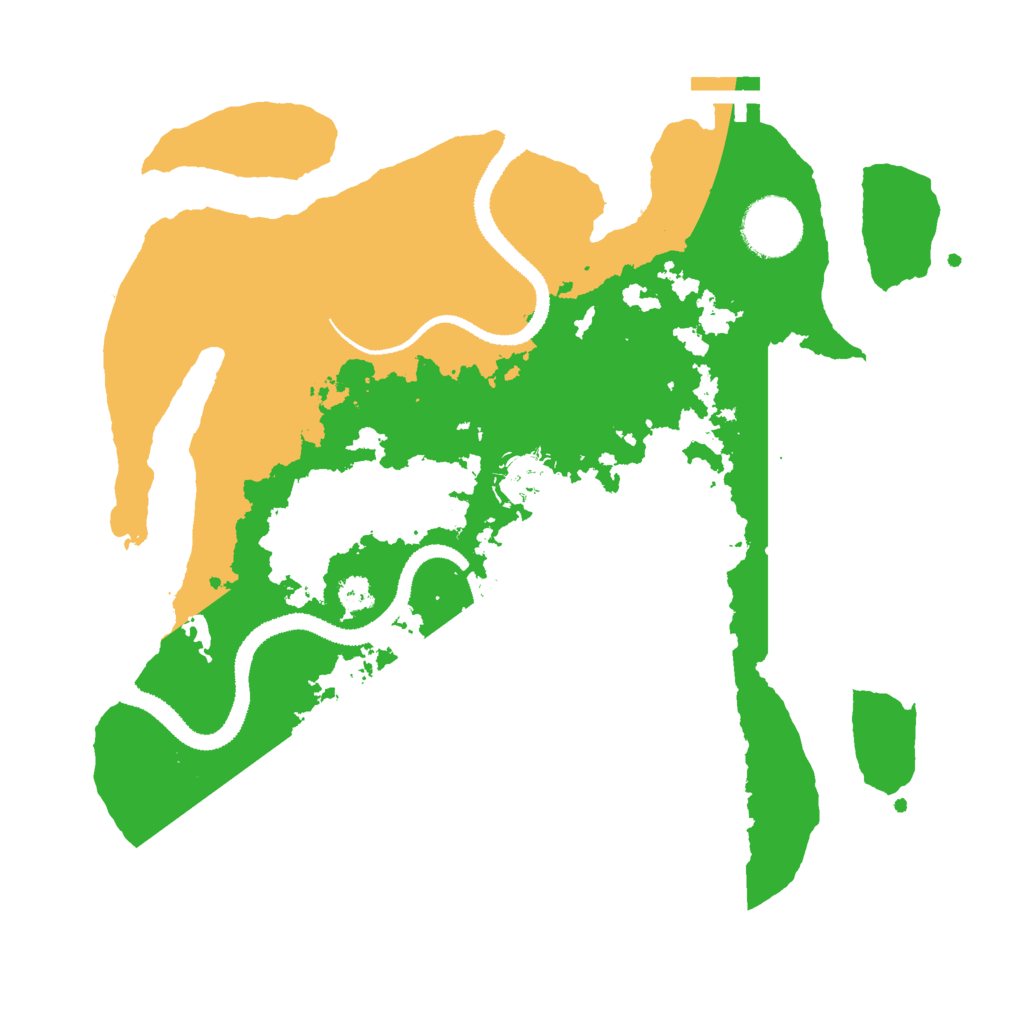 Biome Rust Map: Procedural Map, Size: 3000, Seed: 36243094