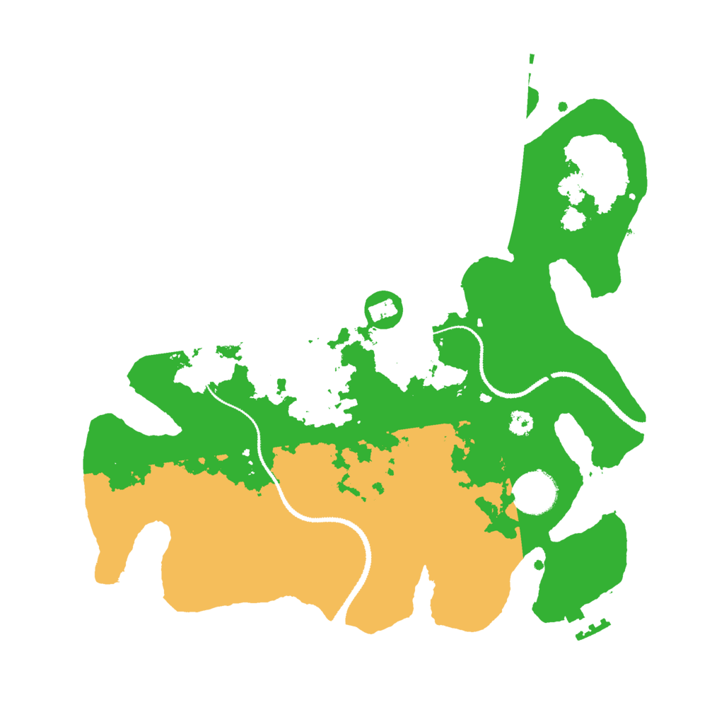 Biome Rust Map: Procedural Map, Size: 3000, Seed: 2989