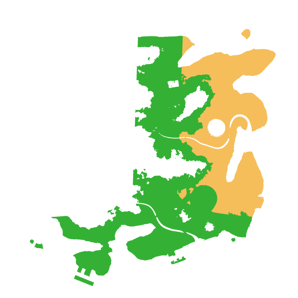 Biome Rust Map: Procedural Map, Size: 3000, Seed: 4019