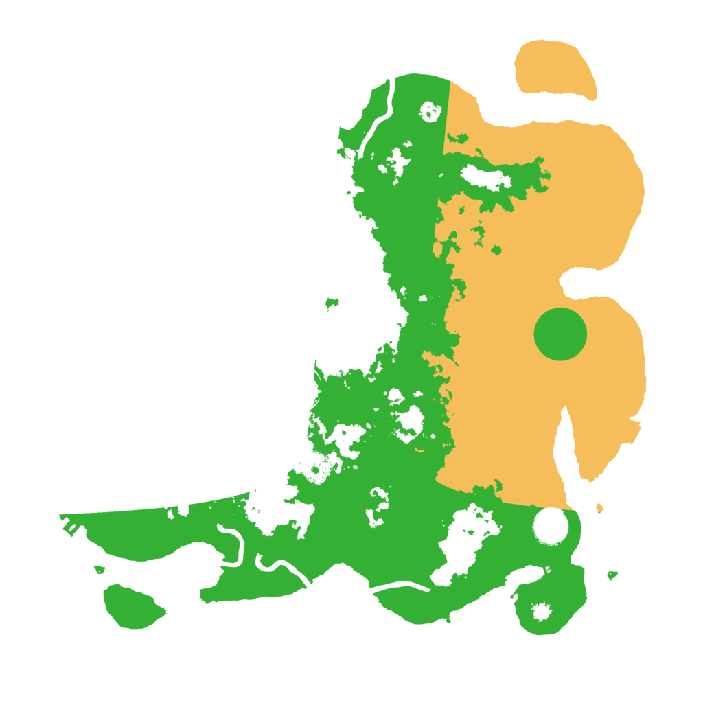 Biome Rust Map: Procedural Map, Size: 3500, Seed: 788937562