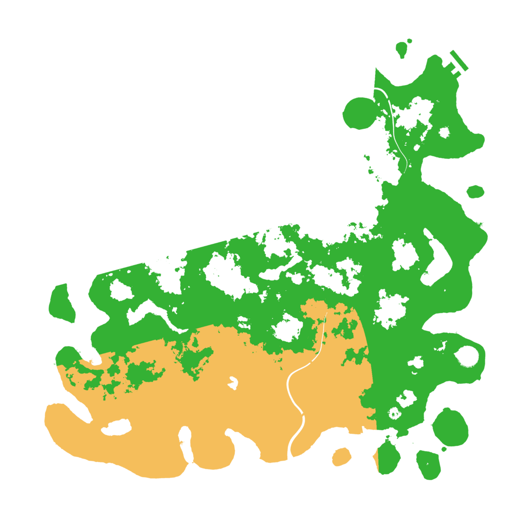 Biome Rust Map: Procedural Map, Size: 4300, Seed: 4487