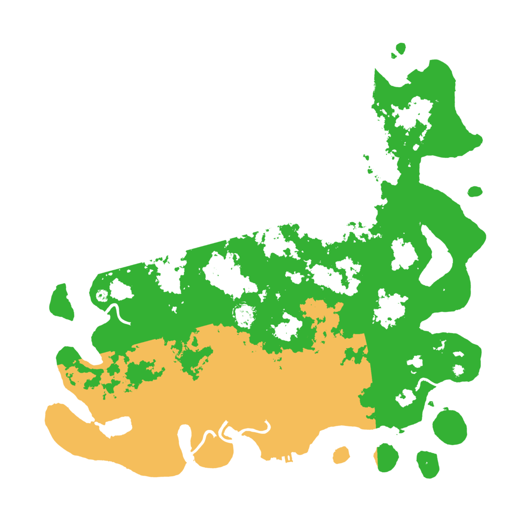 Biome Rust Map: Procedural Map, Size: 4300, Seed: 4487