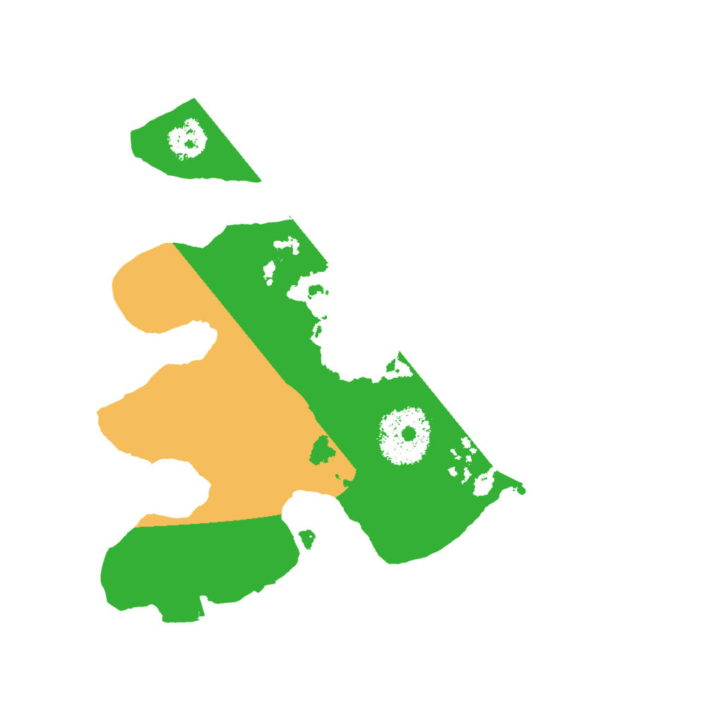 Biome Rust Map: Procedural Map, Size: 2000, Seed: 1981258285