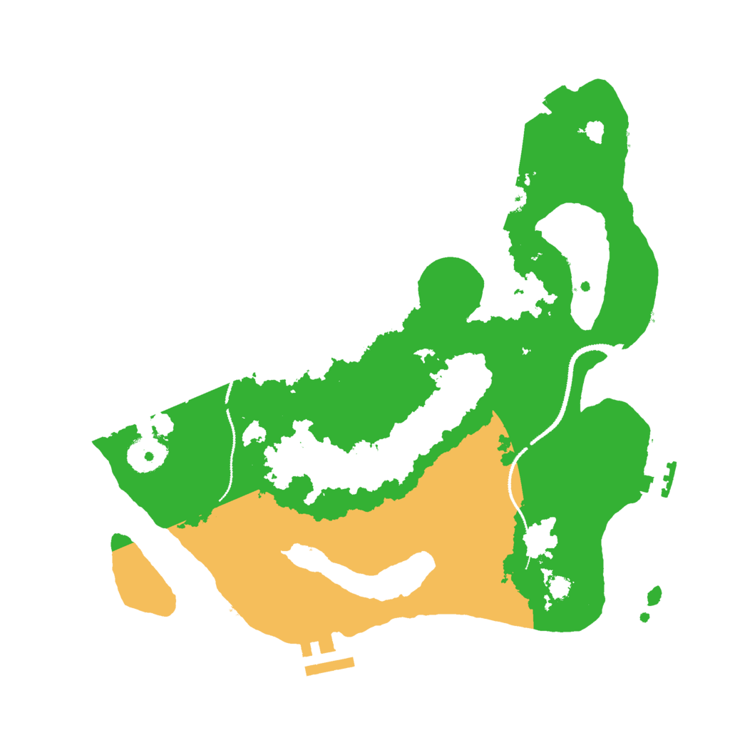 Biome Rust Map: Procedural Map, Size: 3000, Seed: 21097