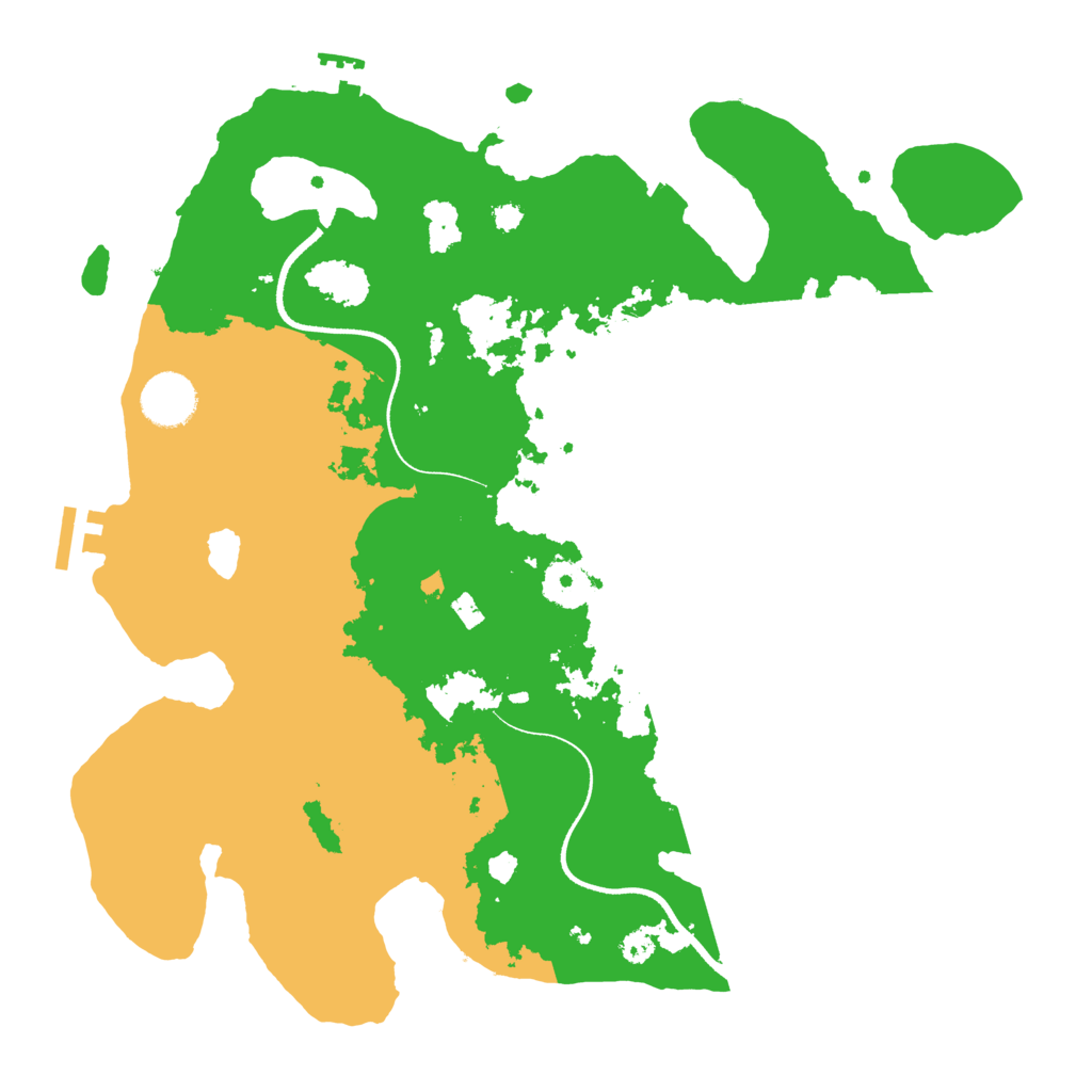 Biome Rust Map: Procedural Map, Size: 3500, Seed: 1743879362