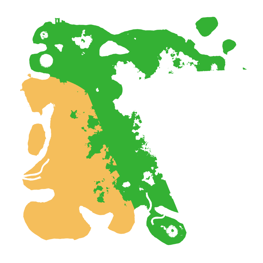 Biome Rust Map: Procedural Map, Size: 3500, Seed: 10976988