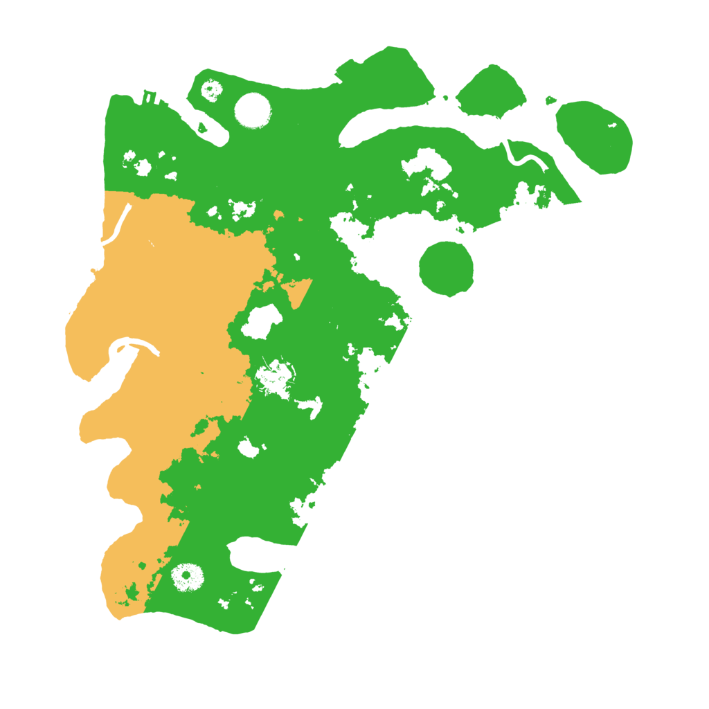 Biome Rust Map: Procedural Map, Size: 3500, Seed: 1202525346