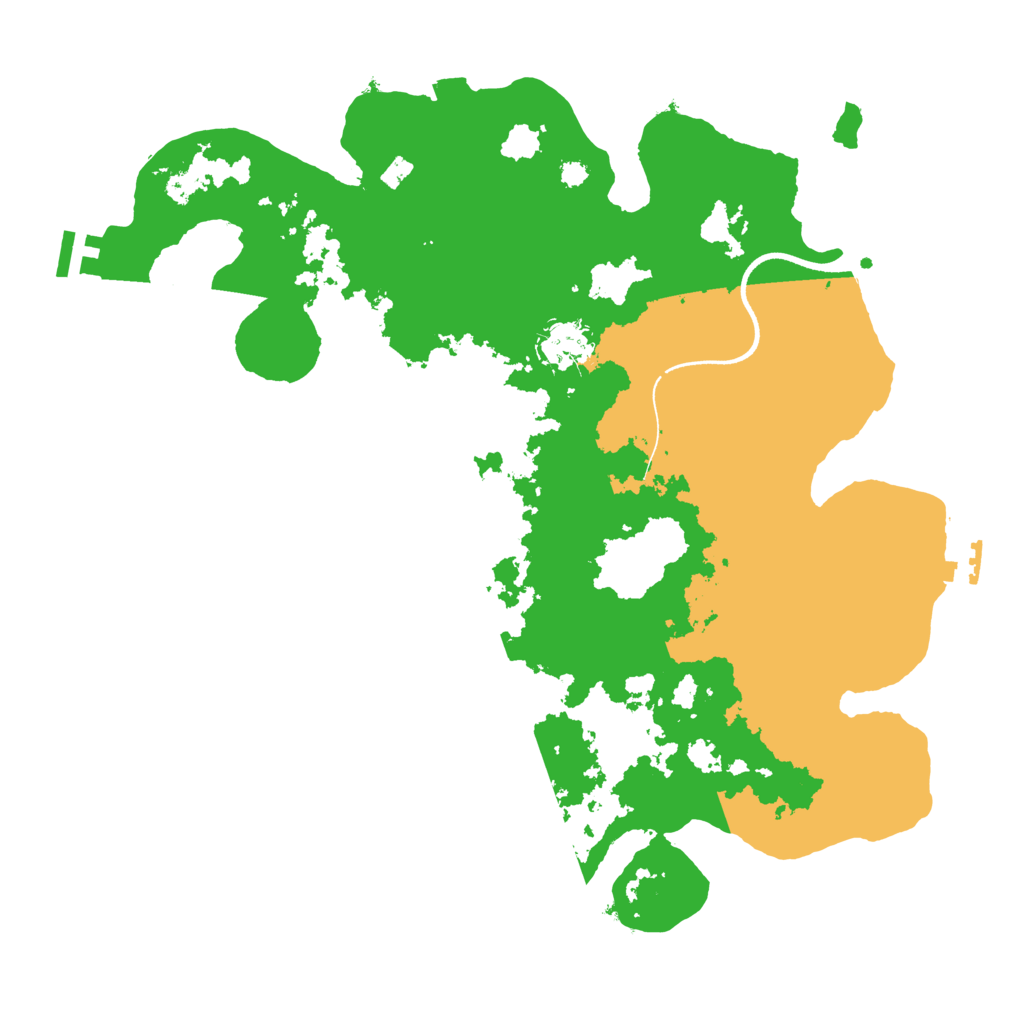 Biome Rust Map: Procedural Map, Size: 3500, Seed: 162875886