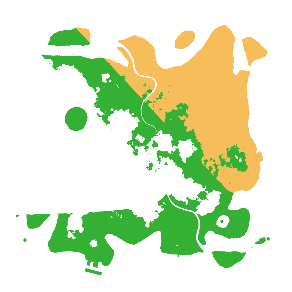 Biome Rust Map: Procedural Map, Size: 3500, Seed: 1630709863