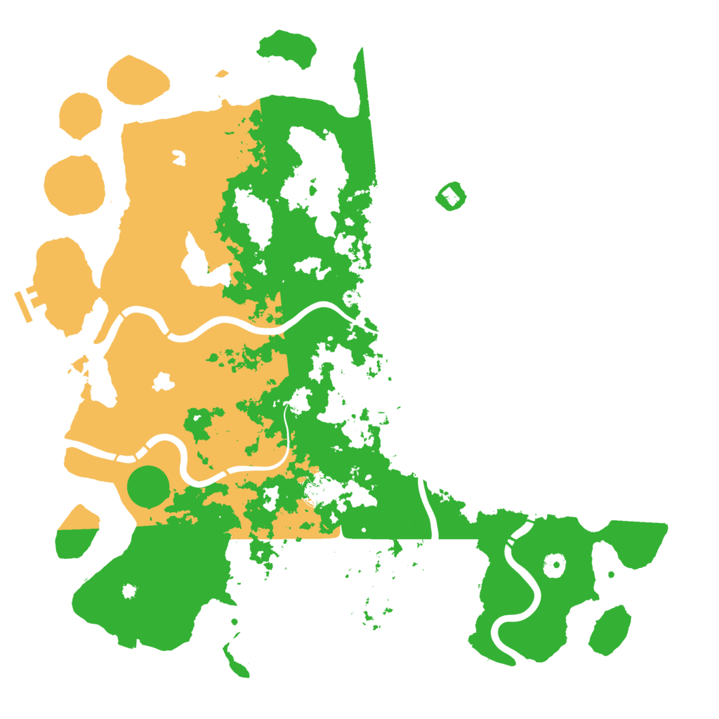 Biome Rust Map: Procedural Map, Size: 4500, Seed: 218620562