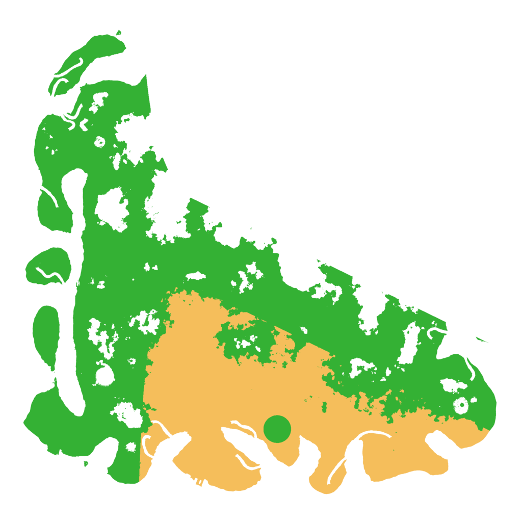 Biome Rust Map: Procedural Map, Size: 5000, Seed: 652314829